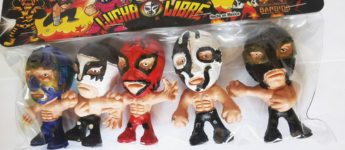 Luchadores Cabezones (cien Caras Y Universo 2000) (Usado)