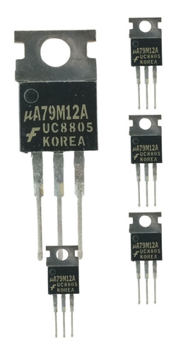 Regulador De Voltaje Ua79m12auc 12v500ma Neg. Pack De5unds