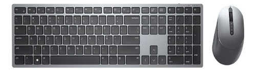 Kit Teclado Y Mouse Dell Km7321w - Español, Gris /v