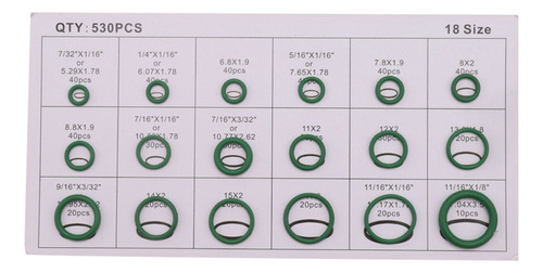 530 Piezas De Aire Acondicionado Automotriz Para Reparación