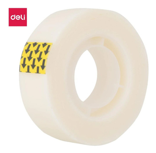 Imagen 1 de 2 de Cinta Adhesiva Deli Invisible 18mm X 25 Metros