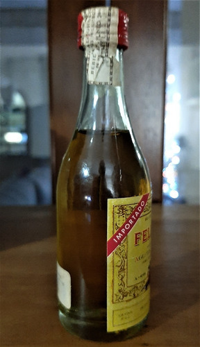 Botellita Miniatura Brandy De Jerez Felipe Ii Cerrada