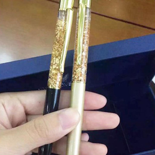 Paquete De 100 Adornos De Relleno De Papel De Oro Glitter