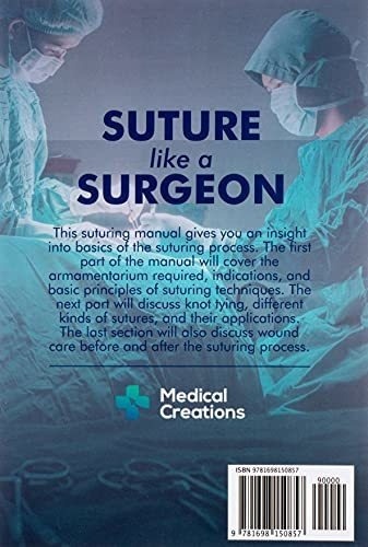 Suture Like A Surgeon A Doctor S Guide To Surgical Knots An, De Mastenbjörk M.d., M.. Editorial Independently Published, Tapa Blanda En Inglés, 2019