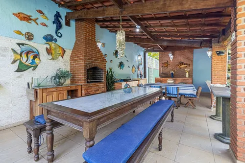 Casa Térrea No Litoral Norte Em Condomínio Fechado Praia De Boracéia