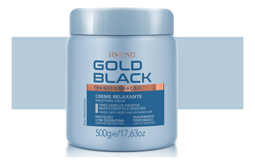Amend Gold Black Kit Creme Relaxante E Neutralizante 2p