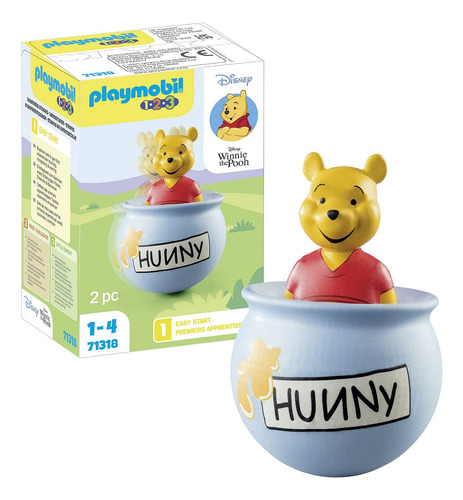 Toy Playmobil 1.2.3 Y Disney Winnie's Counter Balance Honey