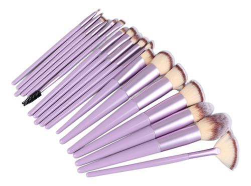 18pcs Makeup Brush Set Artificial Fiber Fashionable Soft Syn
