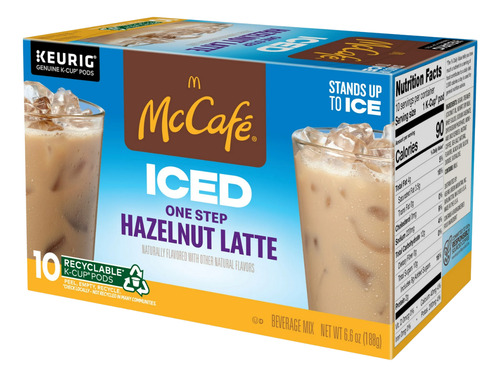 Mccafé Iced Cápsulas Avellana Latte 10 Uds.