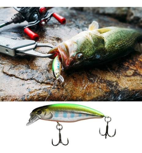 (a) Señuelos De Pesca Para Pececillos Wobblers, 51 Mm, Jerkb