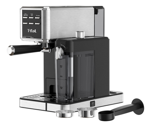Cafetera Máquina de Espresso La-T, Manual, Lattes Perfectos, T-fal Ex452dx0