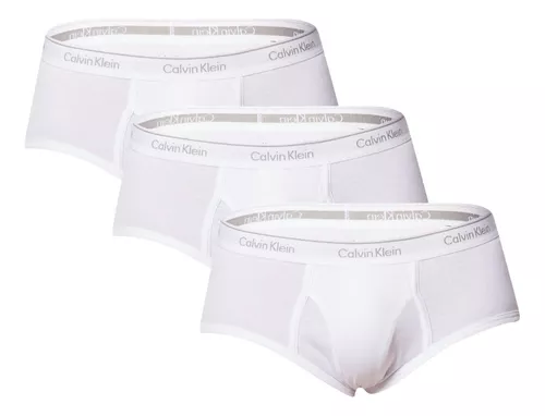 Kit 2 Cuecas Seamless Calvin Klein Infantil Preta/Cinza