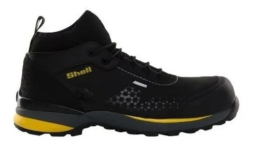 Bota Industrial Shell D174684 Negra Con Msi