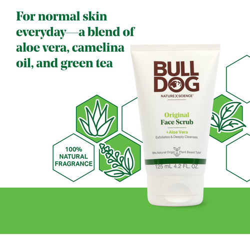 Esfoliante Facial Bulldog Original Skincare 125ml Para Homen