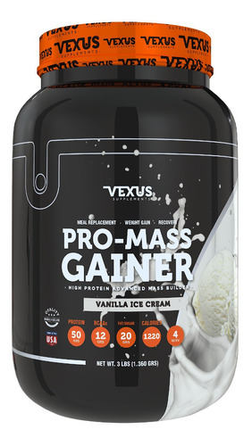 Pro Mass Gainer 3 Lb Hipercalórica Vexus