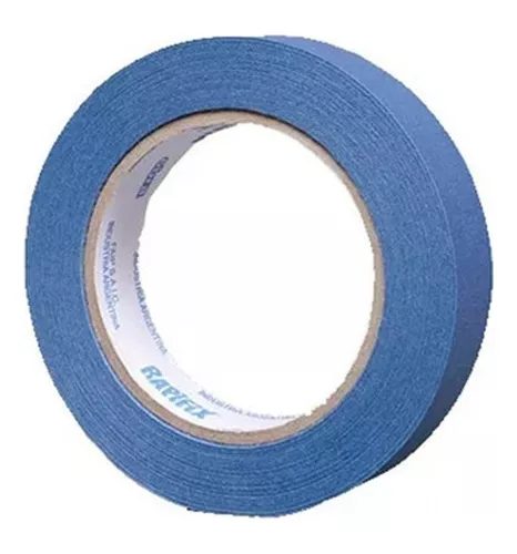 Cinta De Papel Enmascarar Azul Uv 48 Mm Doble A Pintor X 20