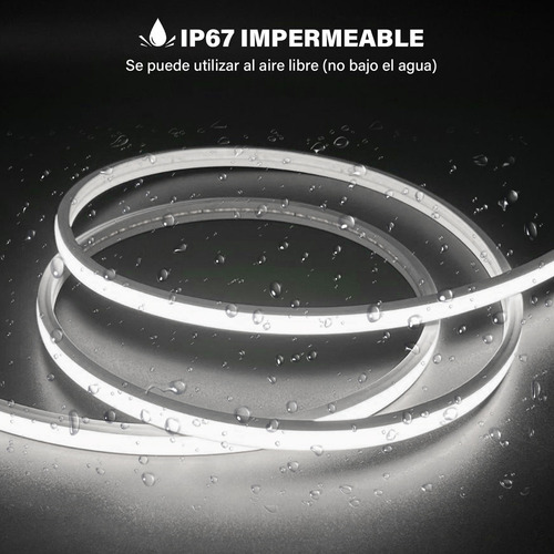 Tiras De Led Neón Flexible 20m(10m*2) Manguera Fuente Ip67 Blanco Frío
