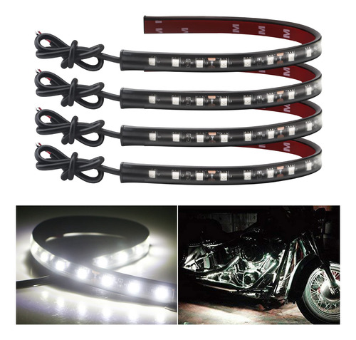 Tira Luz Led Para Coche 12.6 In Impermeable Motocicleta Golf