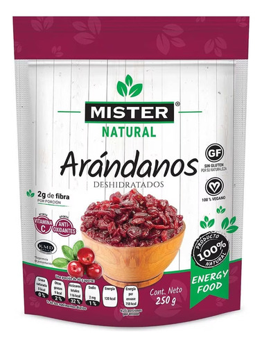 Mister Natural Arandaños Deshidratados 250g