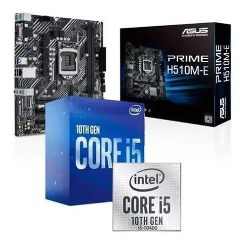 Imagen 3 de 6 de Pc Cpu Armada Asus H510m + Intel Core I5 10400 + 8gb + 240gb