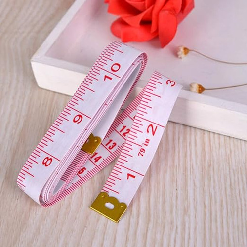 Cinta Metrica Medidor Longitud Flexible 150 Cm Largo 12 Pzs