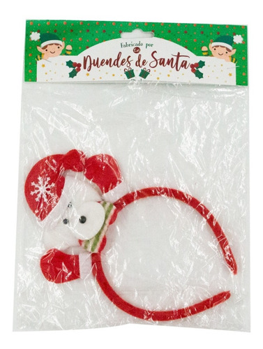 4 Diademas Personajes De Navidad Posadas Navideño Fiestas