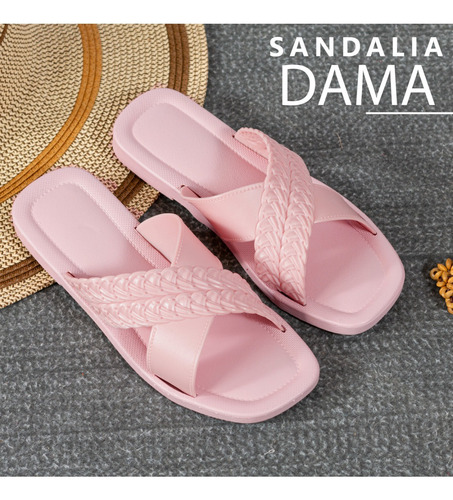 Sandalia Dama Rosa 22/25 Paquete Con Seis Pares