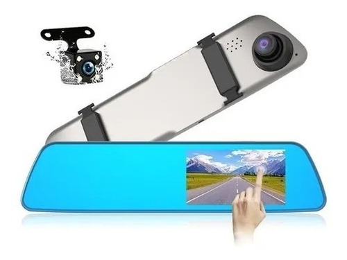 Espejo Retrivisor Con Camara Frontal Y Retroceso Táctil Mli