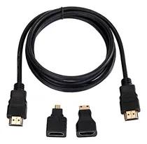 Comprar Cable Hdtv 3 En 1, Con Adaptadores Mini Hd Y Micro Hd