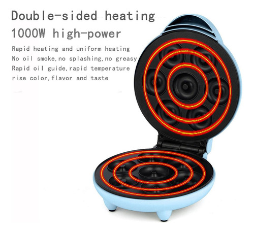 Mini Máquina Para Hacer , Máquina Para Hacer Gofres, 7 Con