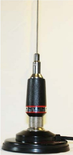 Imagen 2 de 3 de Antena Completa Eiffel Vhf 5/8 Con Soporte Magnético