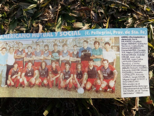 Miniposter De Americano De Carlos Pellegrini 1990