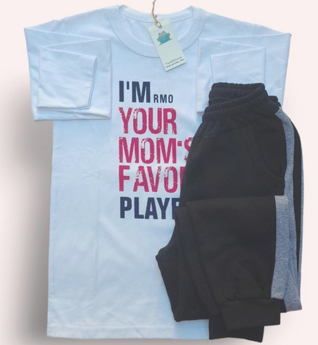 Imagen 2 de 2 de Remeras De Algodón Manga Larga Estampadas Niños