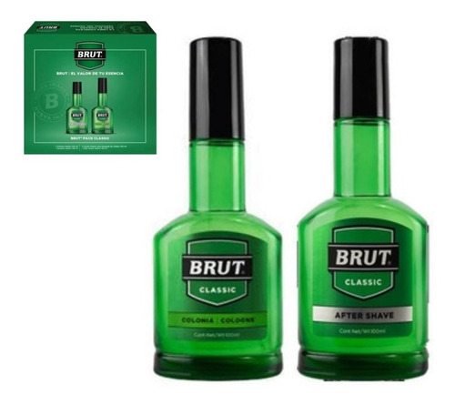 Kit Colonia Brut Clássic 100ml + After Shave 100ml Original