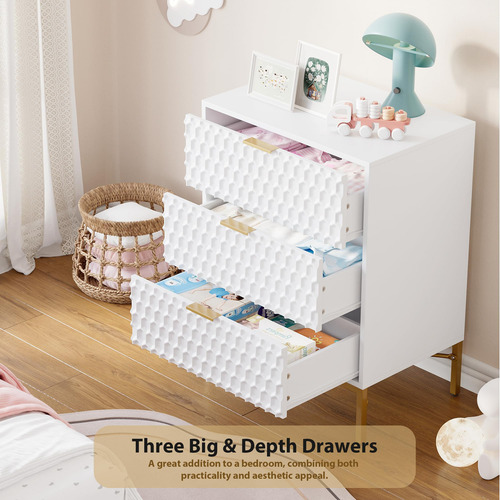 Cómoda De 3 Cajones Para Dormitorio Cómoda Simplemente