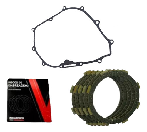Kit Embrague Discos Veda + Junta Honda Tornado Twister 250
