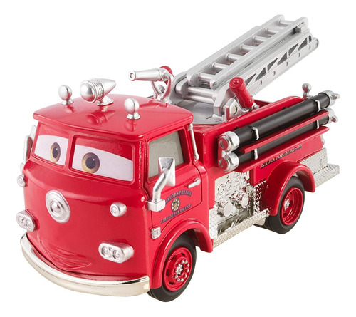 Camión De Bomberos Rojo Precision Series 002 De Disney Pixar