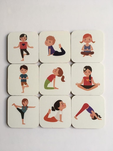 Imagen 3 de 8 de Juego Yoga Para Niños Memotest