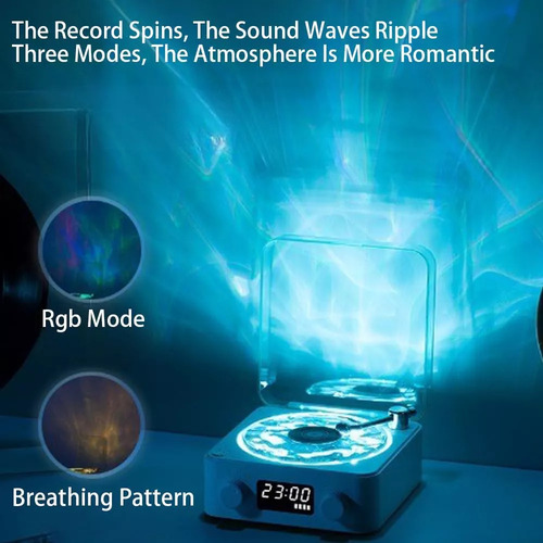 2024 Mini Reproductor De Discos De Vinilo Retro Bluetooth