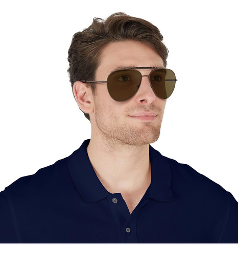Óculos De Sol Brooks Brothers Bb4062 Estilo Aviador Para Fos