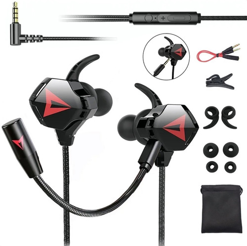 Audífonos in-ear gamer G5 negro