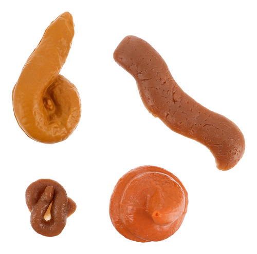 Accesorios De Simulación Para Excrementos Trick Toys, 4 Unid