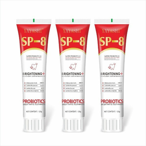 Pasta Dental Blanqueadora Genérica Sp-8 Crema, 2 Unidades