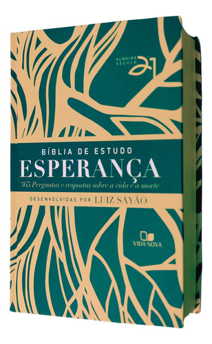 Biblia De Estudo Esperança Almeida Seculo 21 Capa Dura Capa Arvore Comentada Por Luiz Sayão