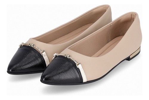 Zapato Mujer Negro/marfil Ana 629 Piccadilly