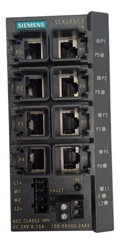 Siemens 6gk5108-0ba00-2aa3 Ethernet Switch (Usado)