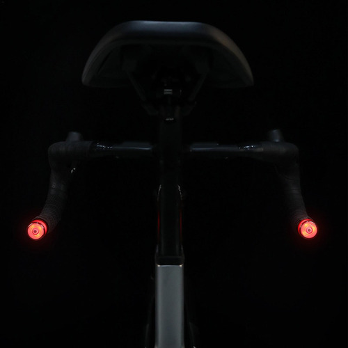 Tapones De Extremo Del Manillar De La Motocicleta Luces De E