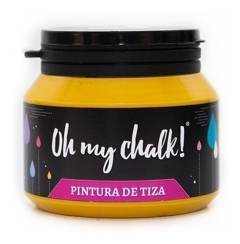 Imagen 1 de 10 de Pintura De Tiza - Oh My Chalk 210 Cc Ducky - Xion Store