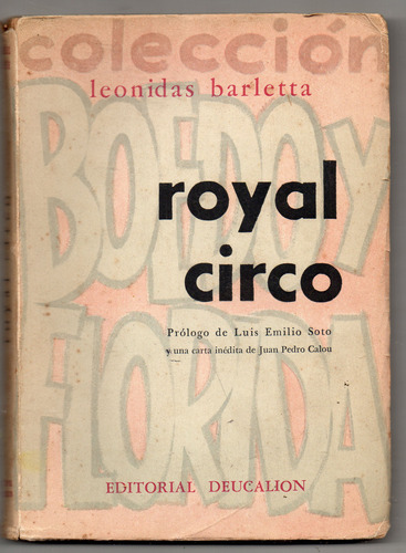 Royal Circo - Leonidas Barletta - Usado Antiguo 1956