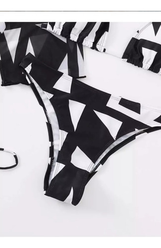 Juego De Traje De Baño Bikini Para Mujer Con Abrigo 3 Piezas